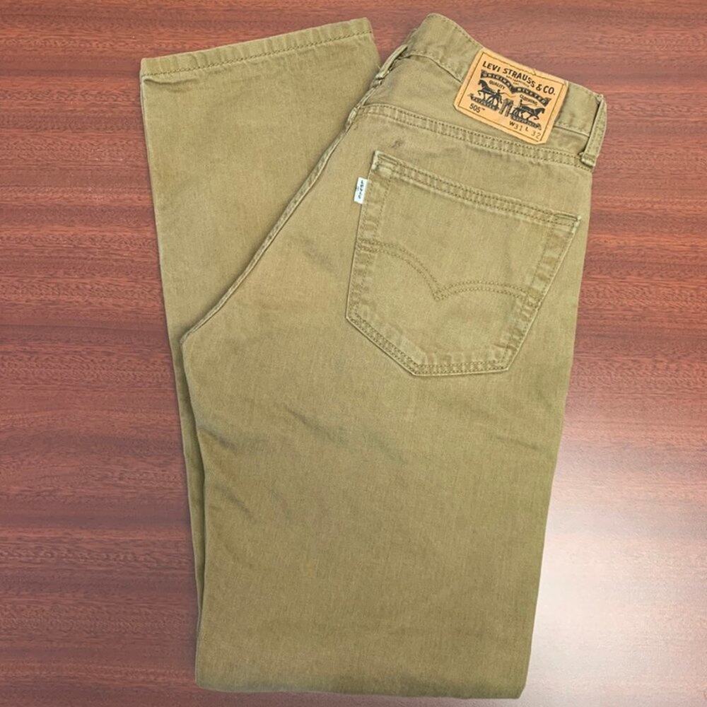 Men's 505 Levi's Khaki Brown Mom Jeans